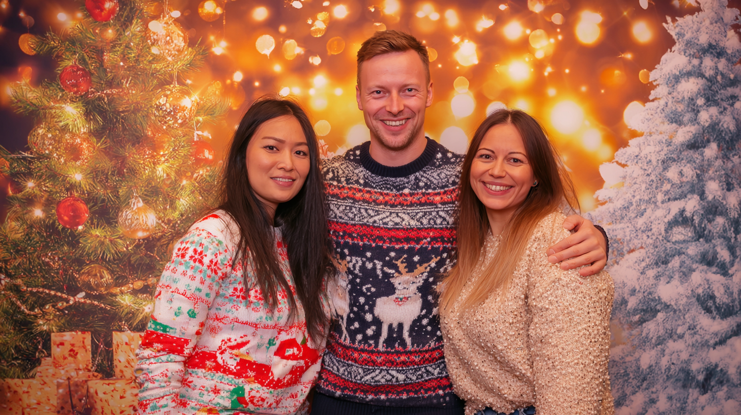 Fotobox auf Weihnachtsfeier